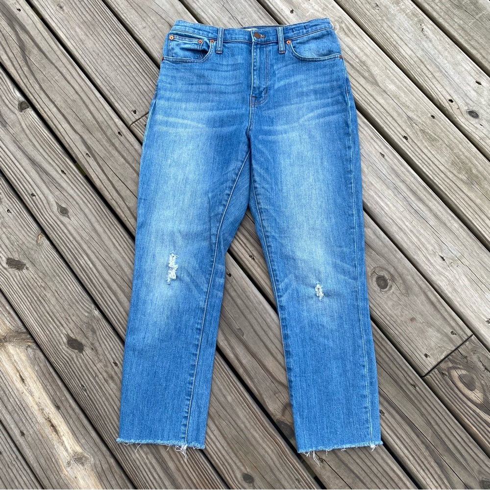 Madewell The High Rise Slim Crop Boyjean